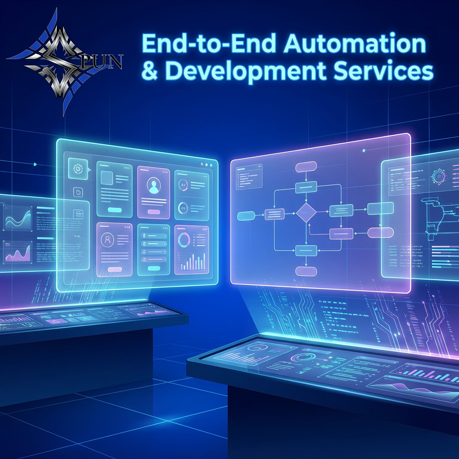 AI SEO command center visual