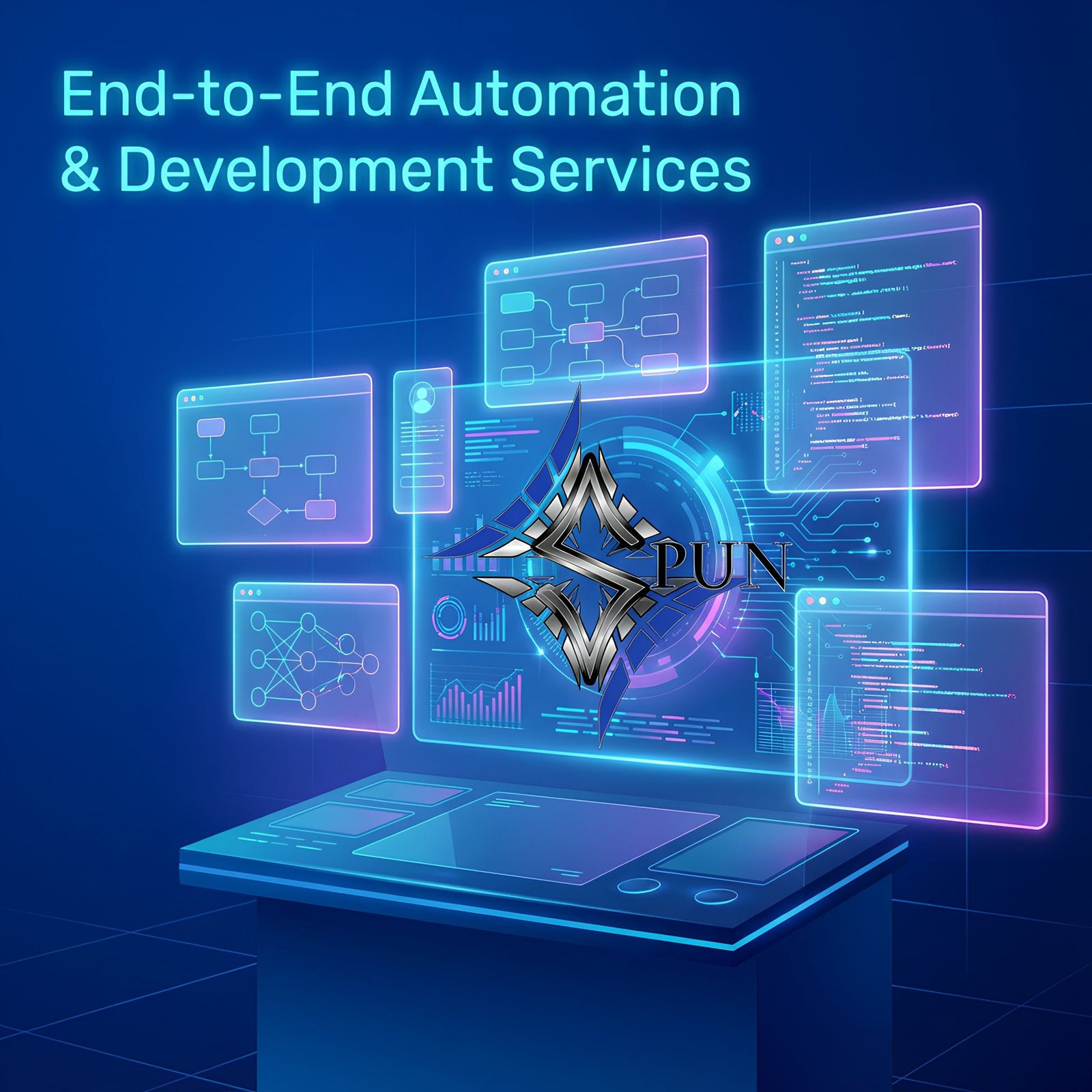 End-to-end services visual