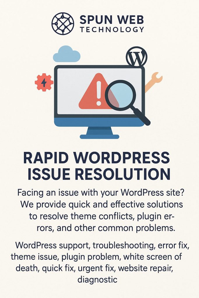 Rapid WordPress Issue Resolution - One-off Task