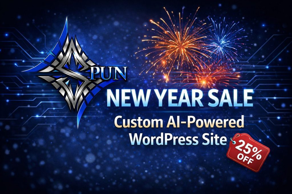 New Year Website Sale: Launch a Custom AI-Powered WordPress Site
