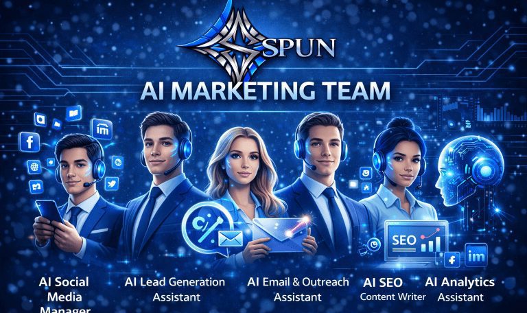 website plus full ai marketing team