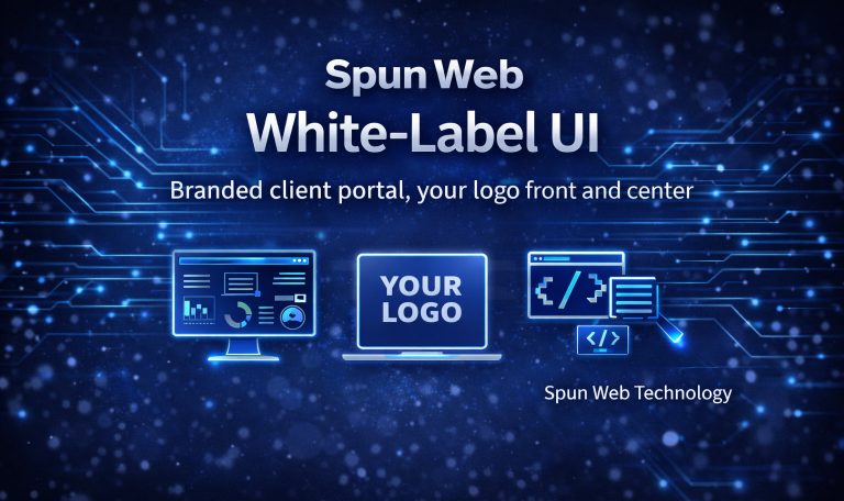 spun web white lable ui
